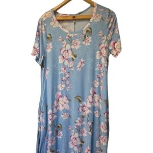 Floral Blue Dress